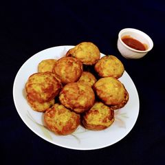 A picture of Low Oil Egg Fritters.