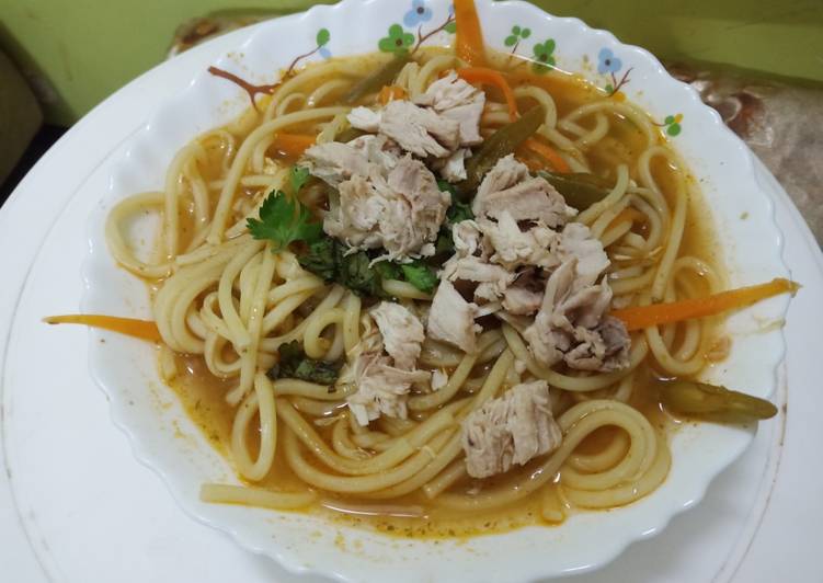 Recipe of Speedy Chicken Thukpa(traditional dish of Sikkim)