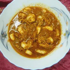 A picture of Simple Masala Prawn Curry.