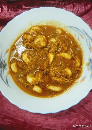A picture of Simple Masala Prawn Curry.