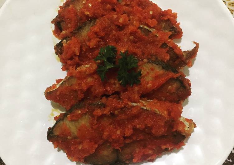 Ikan Tenggiri Balado Simpel