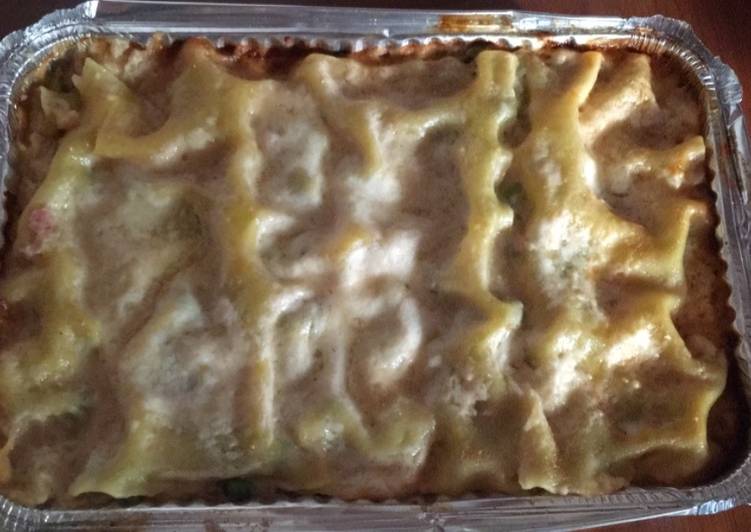 Lasagna piselli,salsiccia e prosciutto cotto 🎅🏻🎅🏻