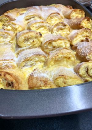 Bécsi túrós palacsinta recept fotója