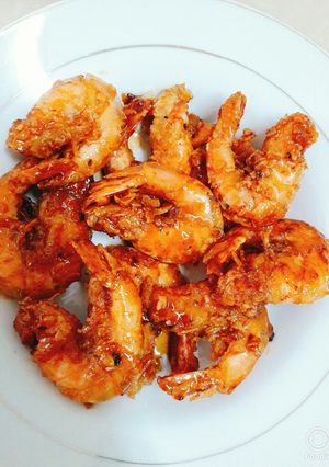 Hình của món Tép rang giòn.