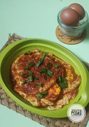 Foto resep Telor Ceplok Pedas