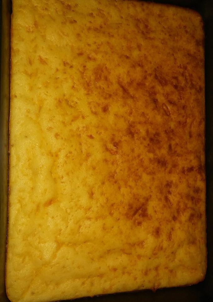 Una foto de * fainá de queso *