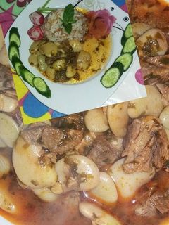 صورة لوصفة فاصوليا عريضة