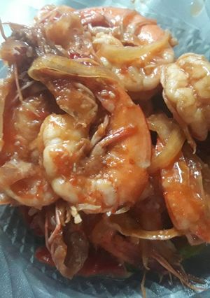 Foto resep Udang asam manis