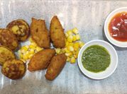 A picture of pigeon beans and corn