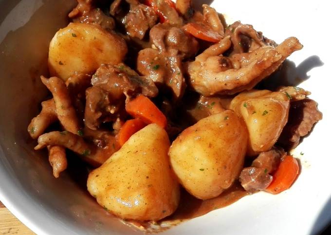 Easiest Way to Make Favorite Chicken feet and giblets stew - Trying New Recipes