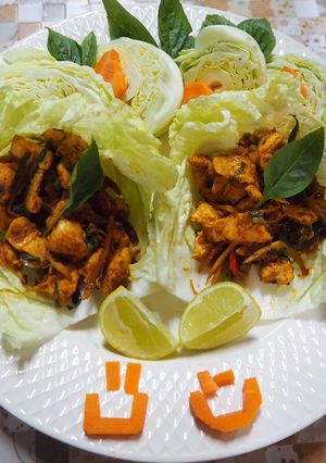 รูปของ ไก่ผัดขิงอิงสวน #กินผักรักสุขภาพ1