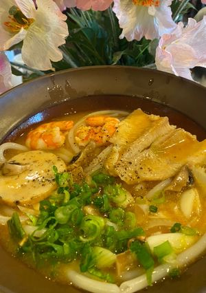 Hình của món Bánh canh cá tôm.
