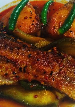 ইলিশ মেথি বেগুন কারি (ilish methi begun curry recipe in Bengali) রেসিপির প্রধান ছবি