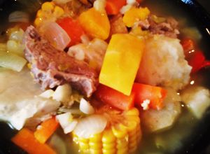 Una foto de Sancocho de res