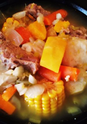 Una foto de Sancocho de res