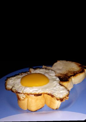 A picture of Sunny side egg sandwich.