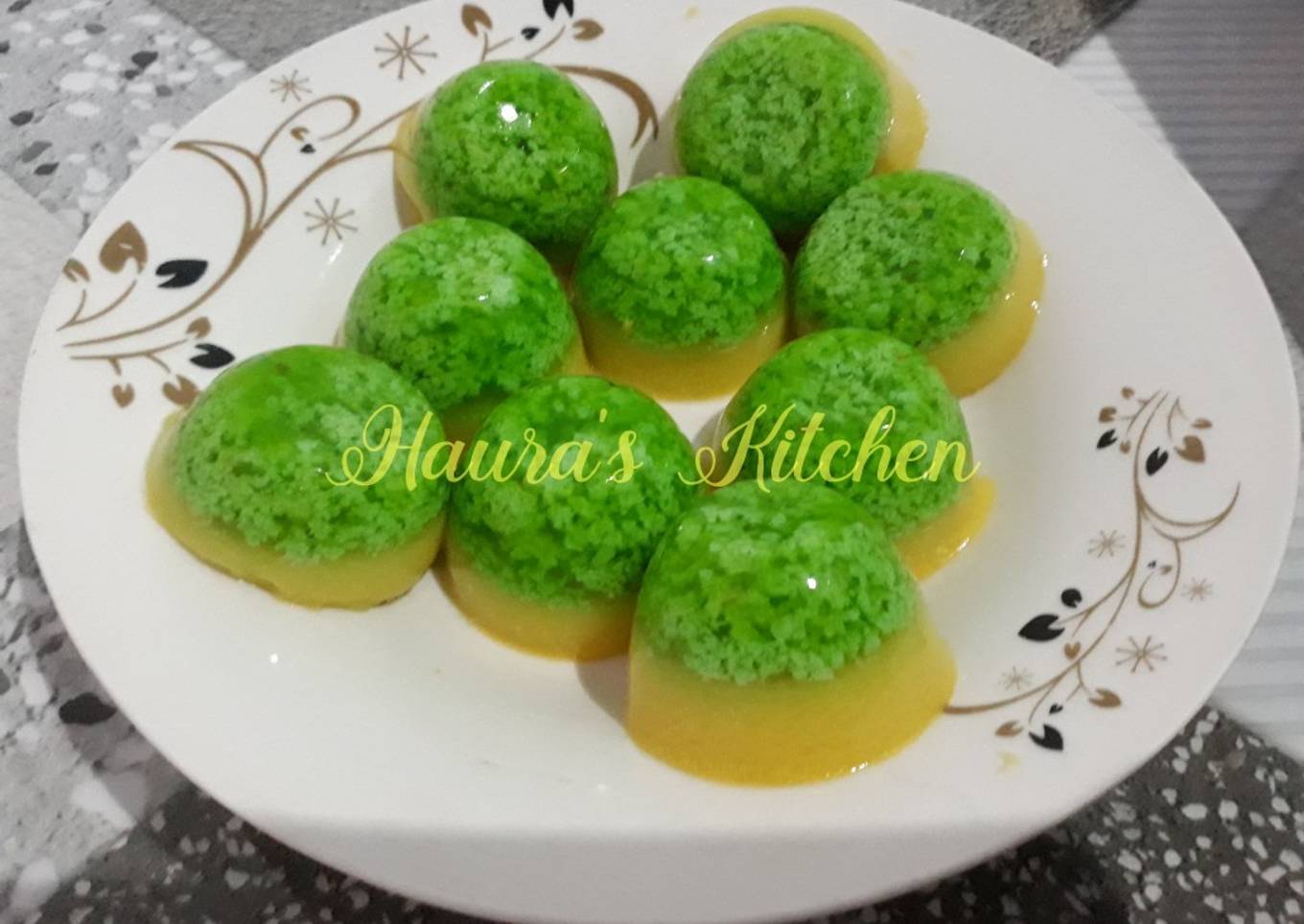 Puding jagung lumut