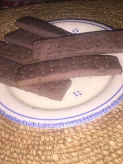 A picture of Purple shortbread.