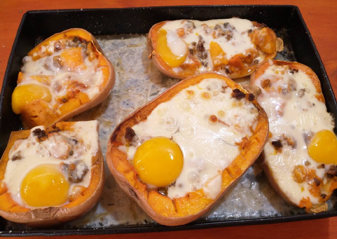 Calabaza rellena (Zapallo anco)
