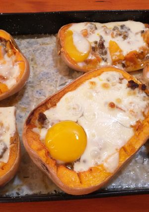 Una foto de Calabaza rellena (Zapallo anco)