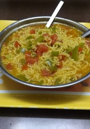 A picture of Mix veg Maggi.