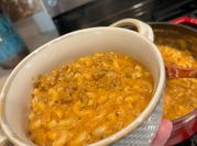 A picture of cheeseburger macaroni