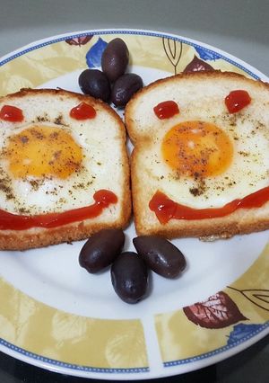 صورة لوصفة توست بالبيض 🥚🍞