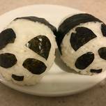 Onigiri (Oniguiri) de Panda ~Bolita de Arroz Estilo Japonés~