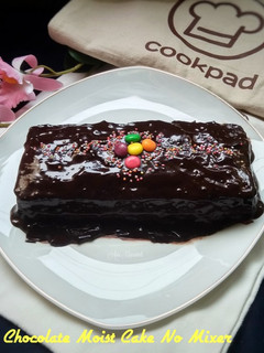 Foto resep Steamed Chocolate Moist Cake No Mixer ala Yunita