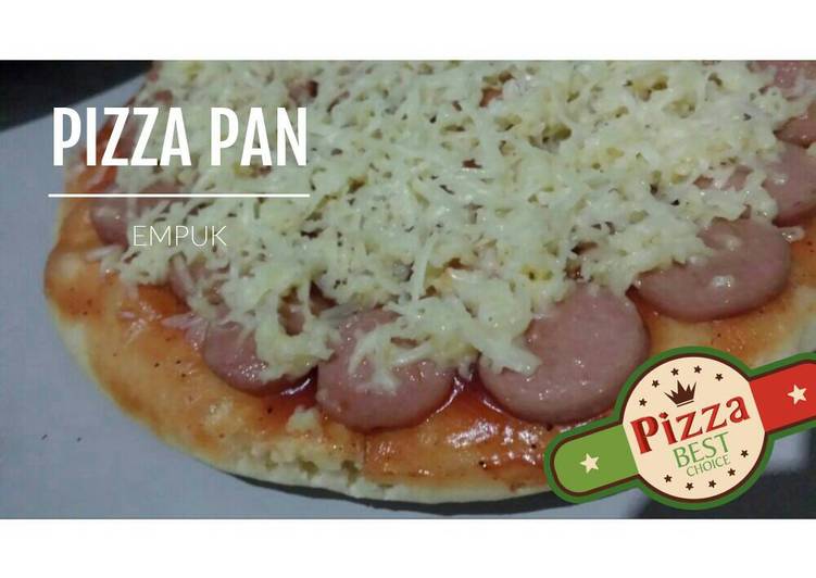 Pizza pan empuk ngembang tanpa air anget