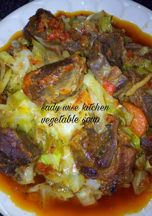 A picture of Vegetable Soup.