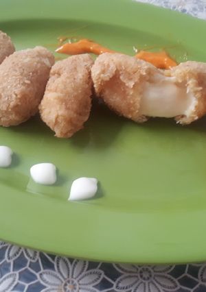Foto resep Stik keju mozarella #homemade #cemilan #sederhana