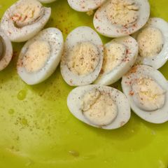 Boiled eggs A picture of Boiled eggs.