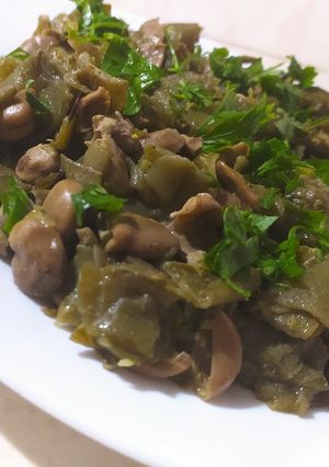 صورة لوصفة الفول المرفوس بالزبده