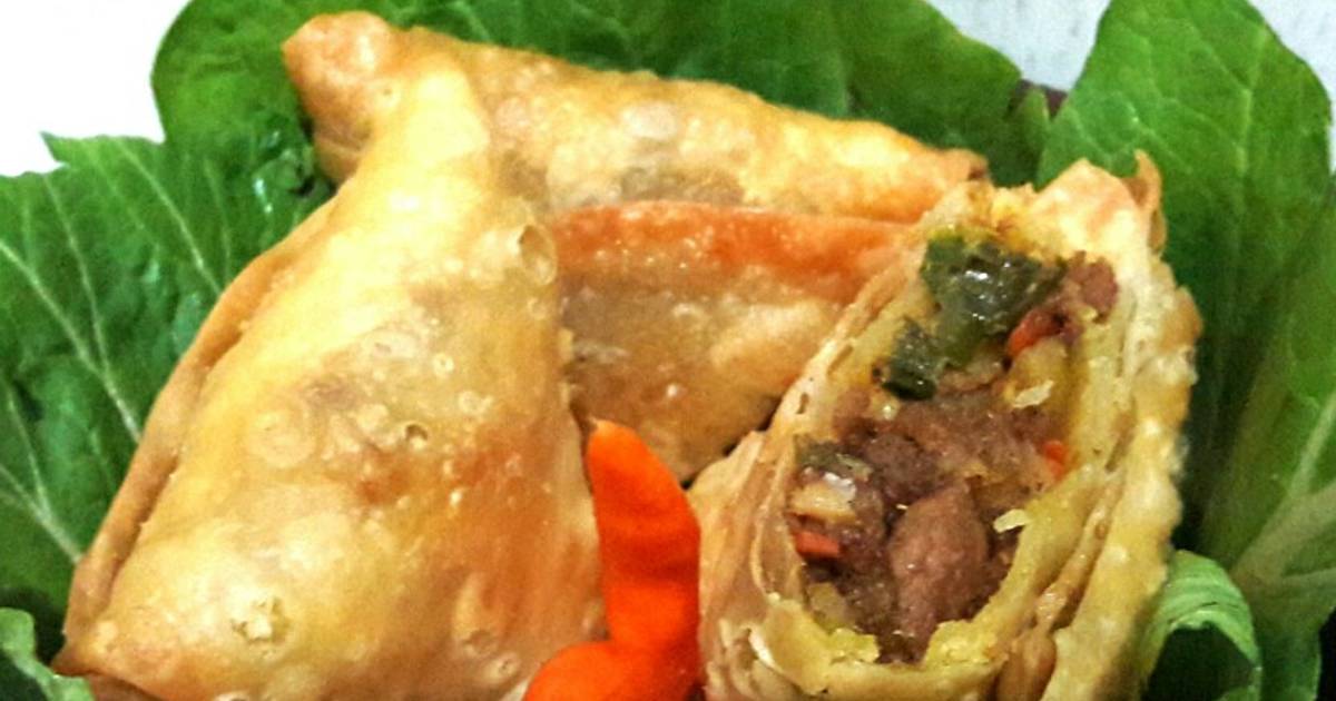 Resep Samosa Isi Daging Sapi oleh Cookiesnyakakak Cookpad