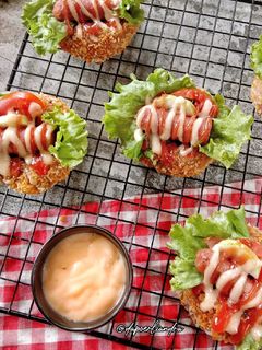 Foto resep Sandwich Donat Krispi