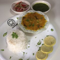 A picture of Mom’s recipe mix dal.