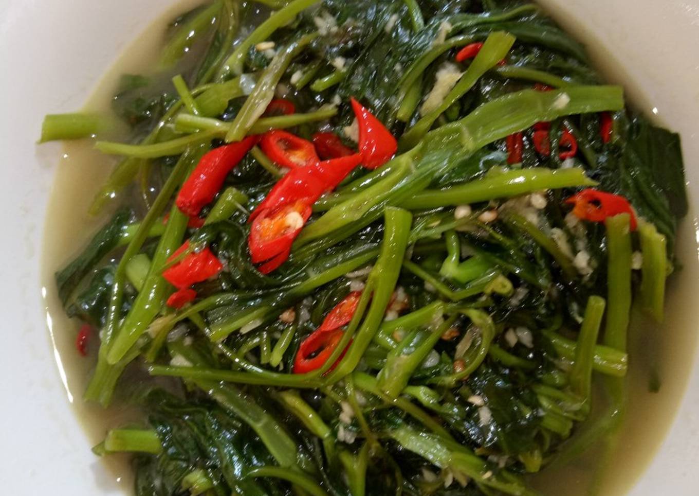 Tumis kankung bawang putih 6