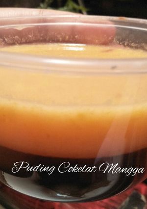 Foto resep Puding Cokelat Mangga