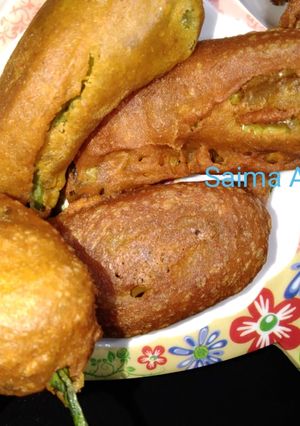 A picture of Mirch pakora😋مرچ پکوڑہ 😋.