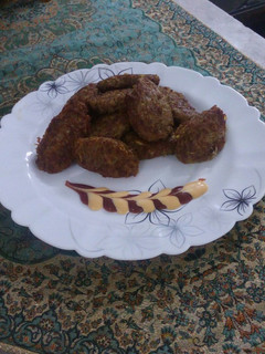 عکسی از دستور شامی کباب