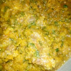 A picture of Shaljam gosht.