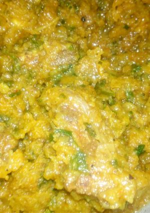 A picture of Shaljam gosht.