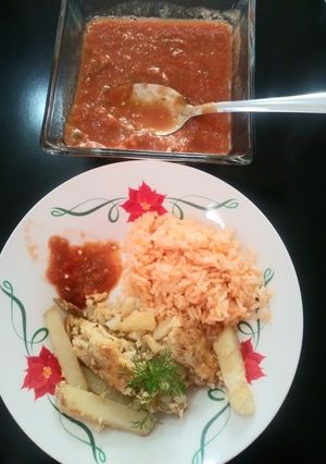 Una foto de Papas con huevo