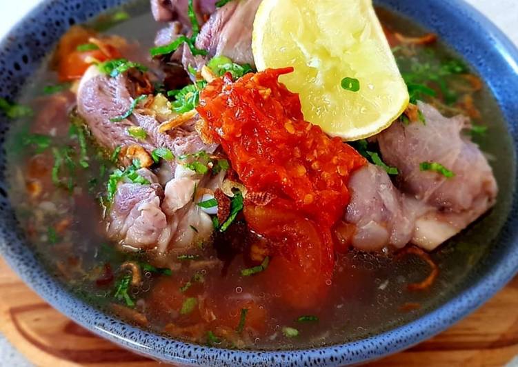 Resep Sup tulang kambing bening, Lezat
