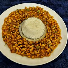 A picture of Lobia Masala.