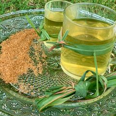 Lemongrass tea A picture of Lemongrass tea.