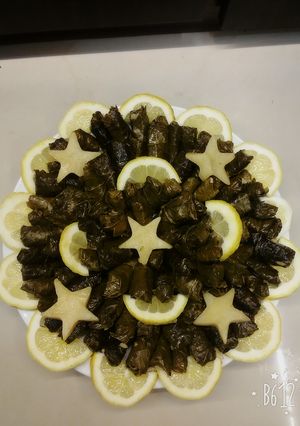 A picture of Stuffed Grape Leaves.