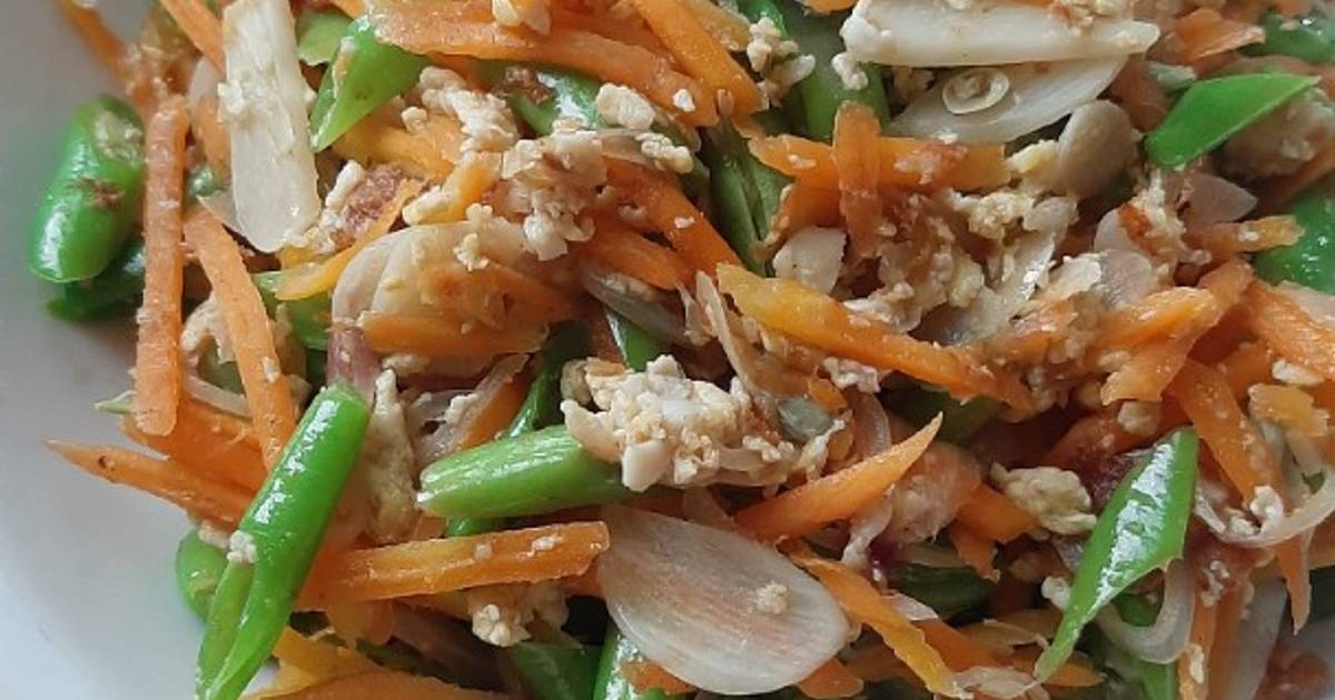 Resep Tumis Buncis Wortel Orak Arik Paling Praktis dan Simple