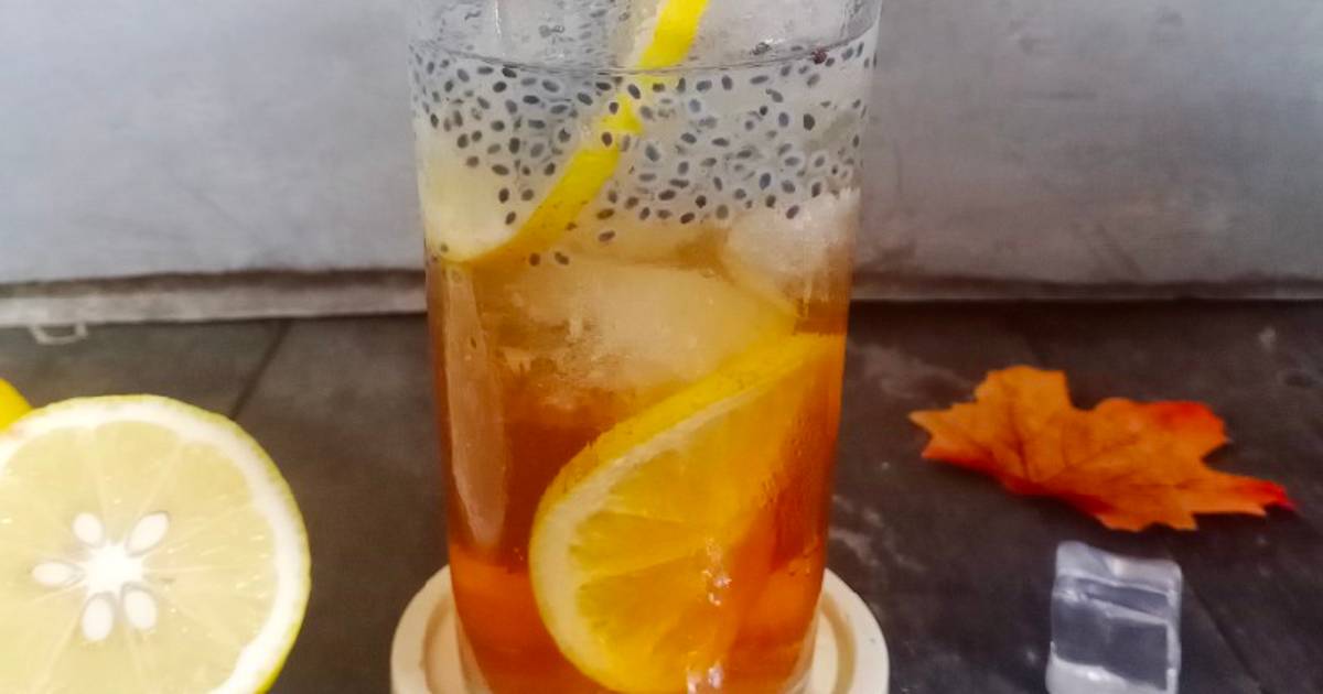 Resep Ice Lemon Tea Selasih Oleh Widjie Astuti Cookpad